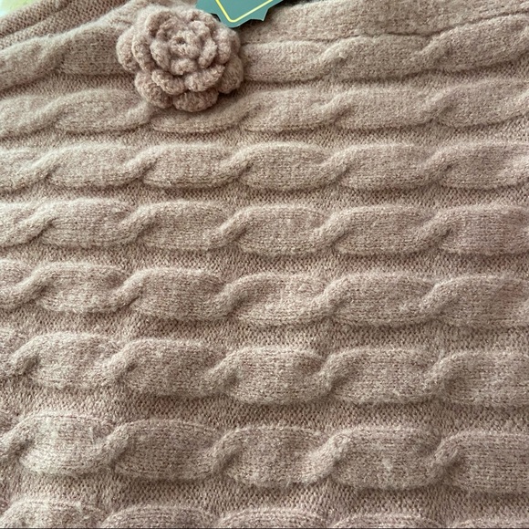 MILITARY HIPPIE Forever Rose Cable Sweater - Picture 7 of 8